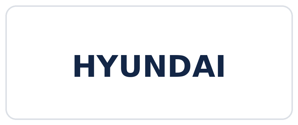Hyundai &ndash; cars we service