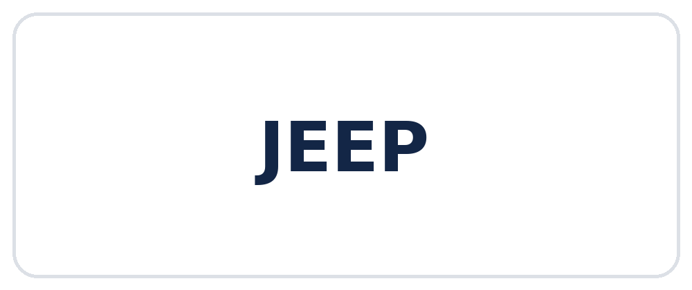 Jeep &ndash; cars we service