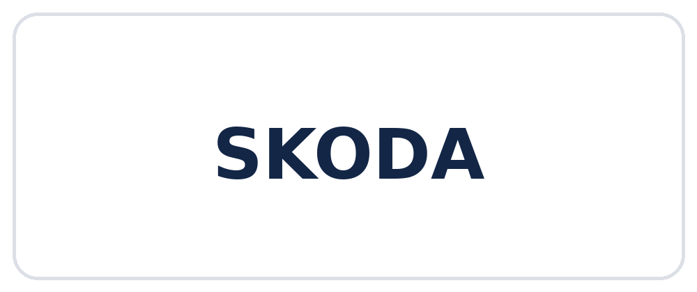 Skoda &ndash; cars we service