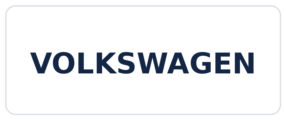 Volkswagen &ndash; cars we service