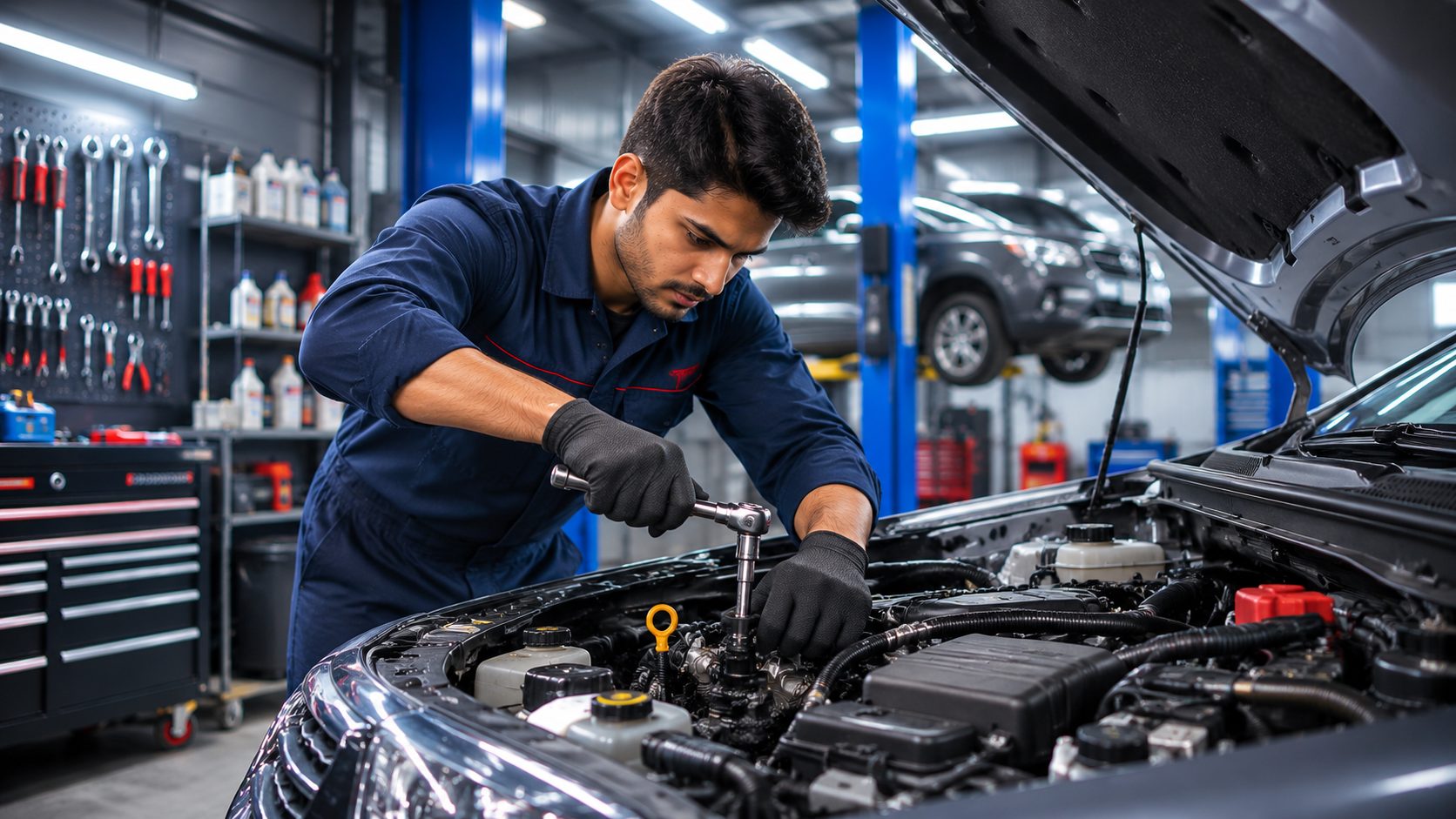 Car Service at Shree Ram Automotive, Bhuj